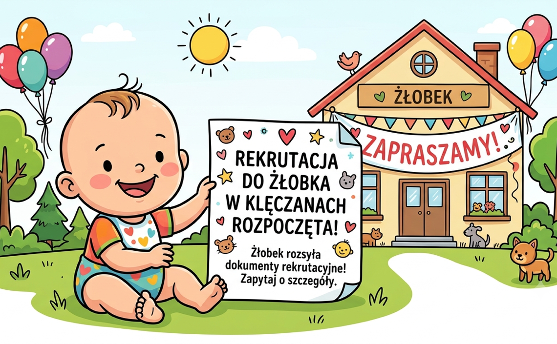 Już 1 września 2026 r. otwieramy drzwi nowego żłobka w Klęczanach