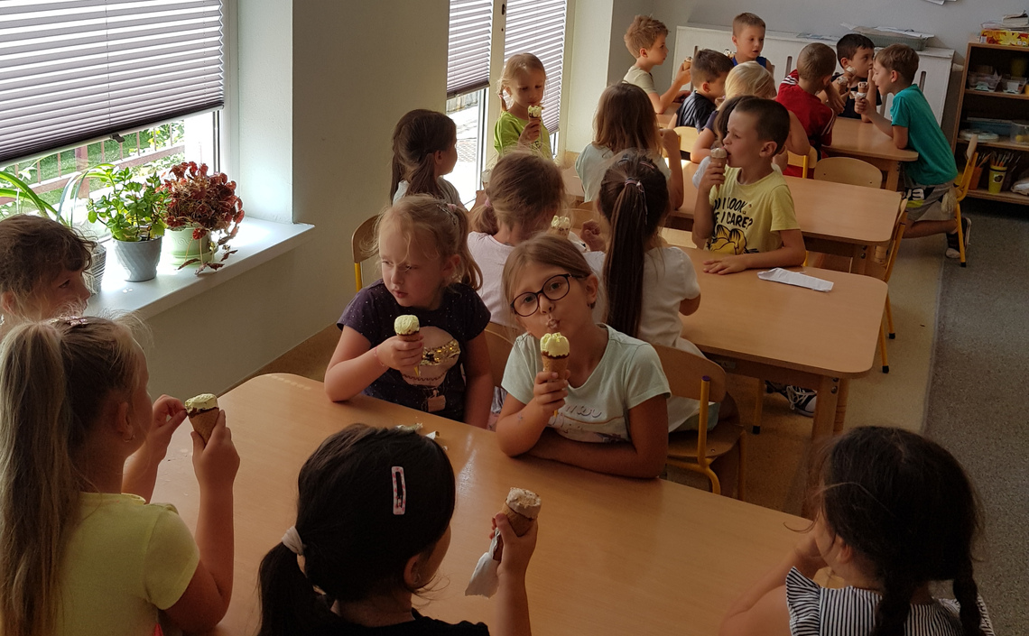 Pyszne lody w Smerfach