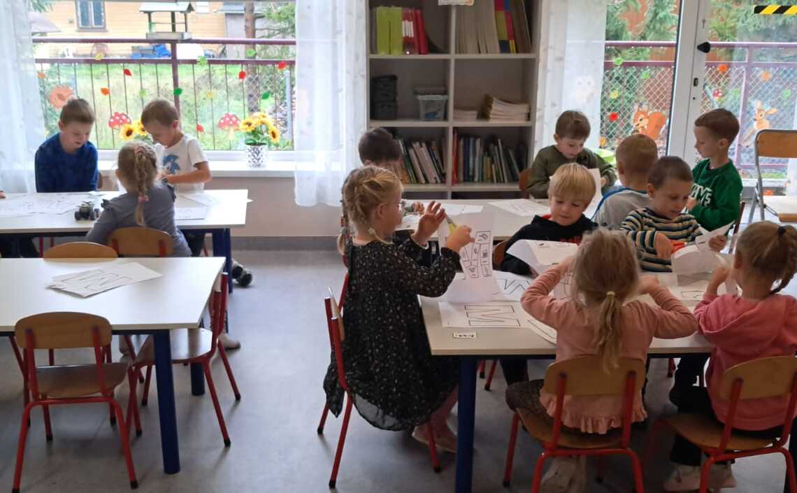 Zabawy z literka "M" - Słoneczka